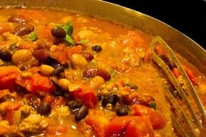 three bean chili - Oct 16 14