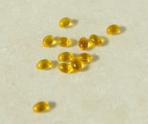 nutritional supplements - vitamin D capsules